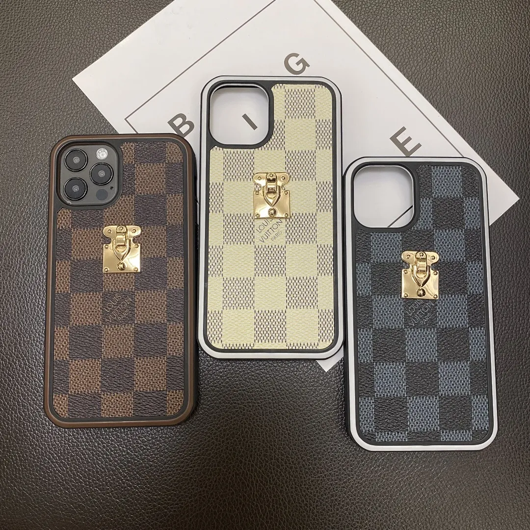 LV经典款锁扣双色边框壳