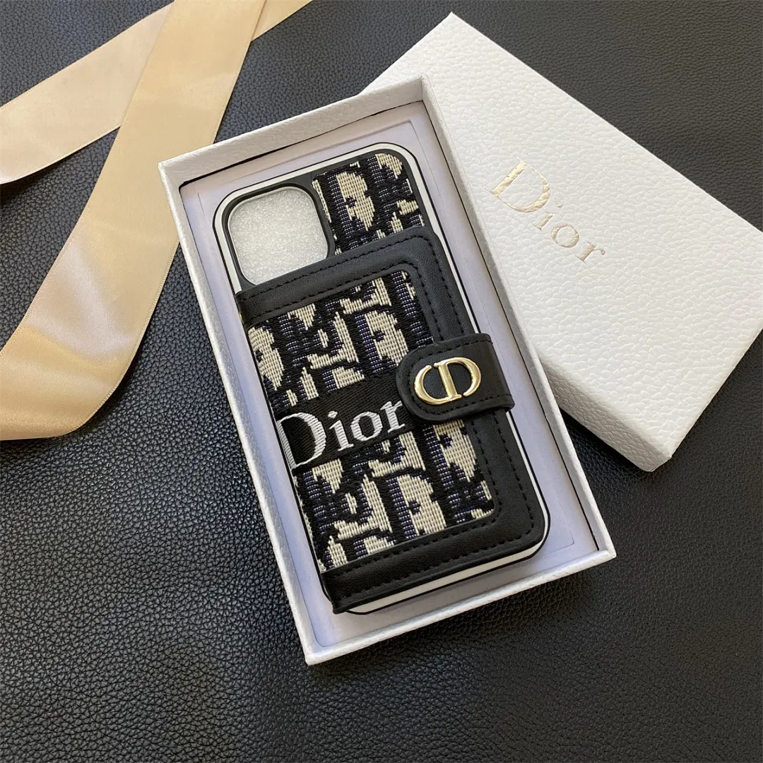 dior迪奥 左右翻卡包双色边壳