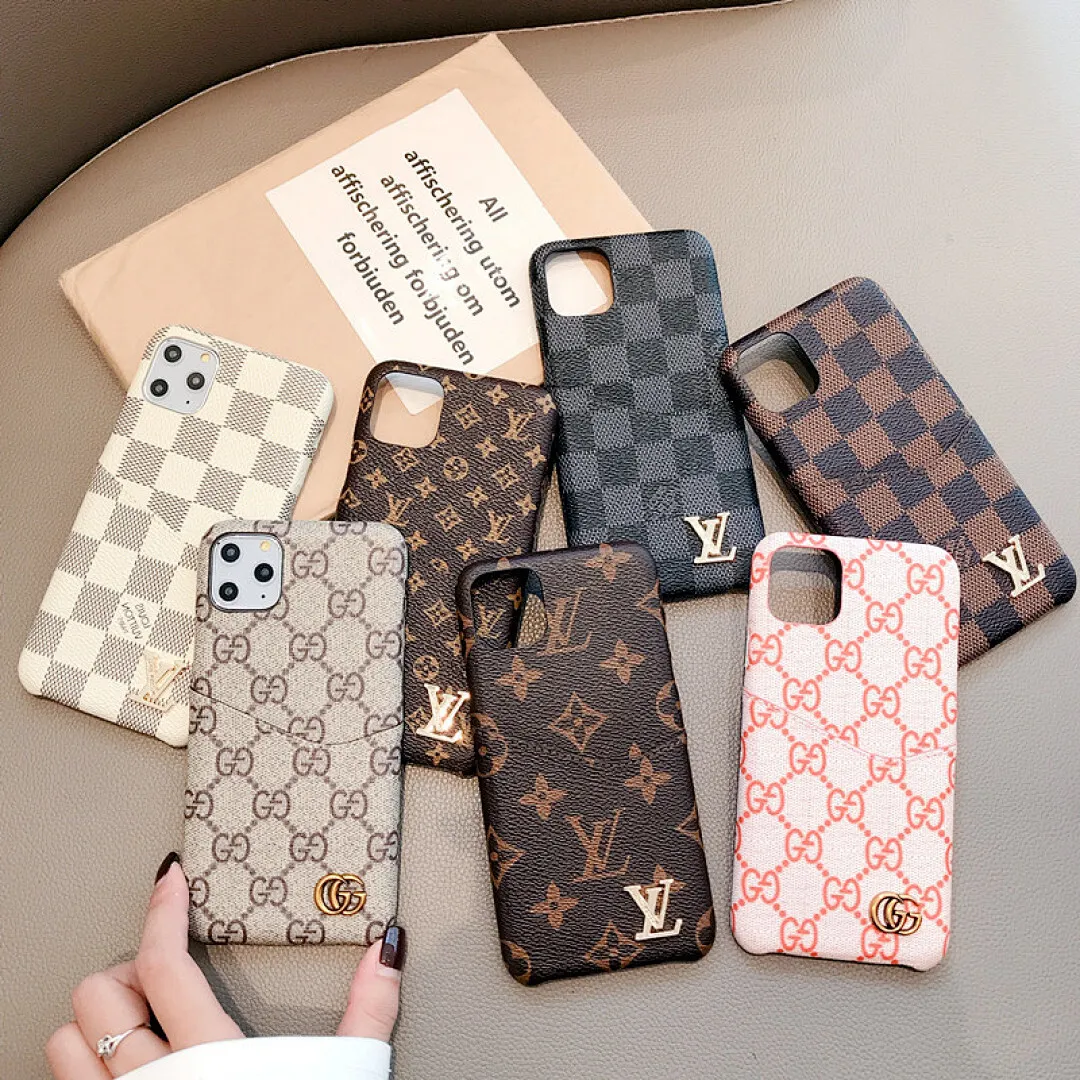 LV+GUCCI 斜插卡手机壳