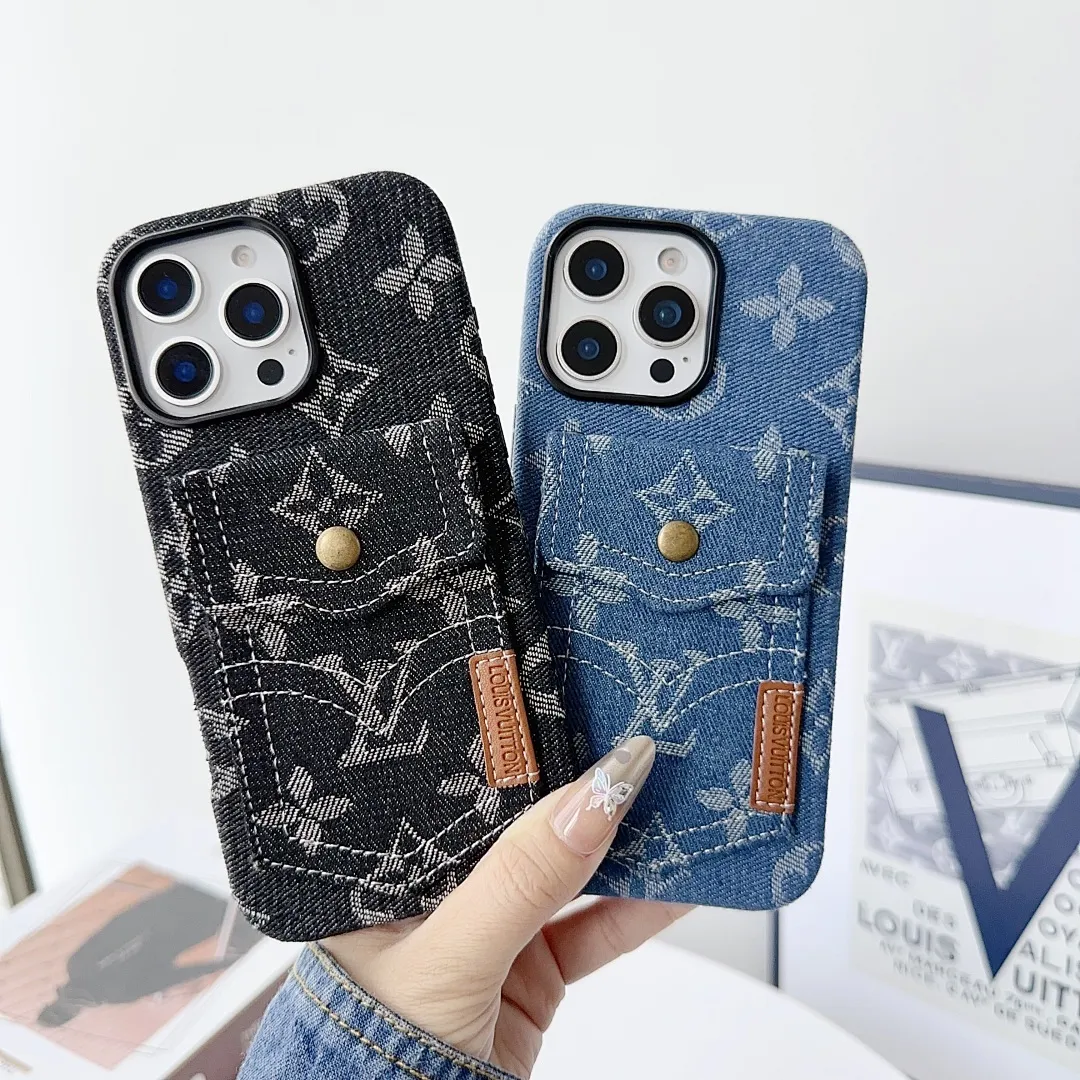 L款牛仔口袋卡包