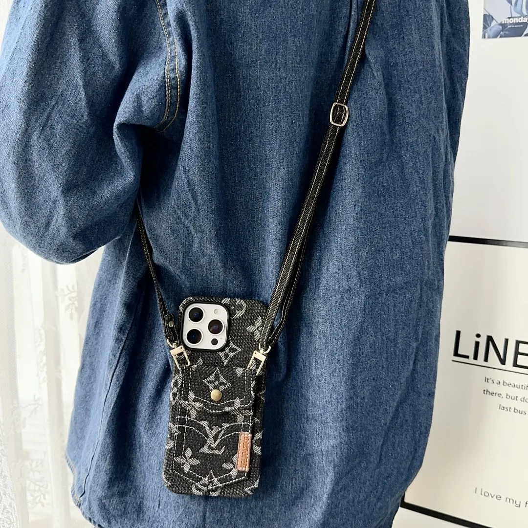 L款牛仔口袋卡包