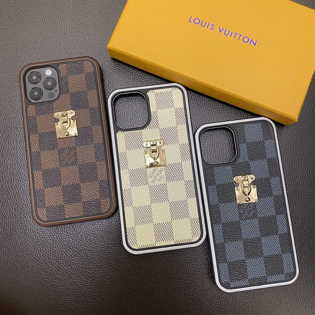 LV经典款锁扣双色边框壳