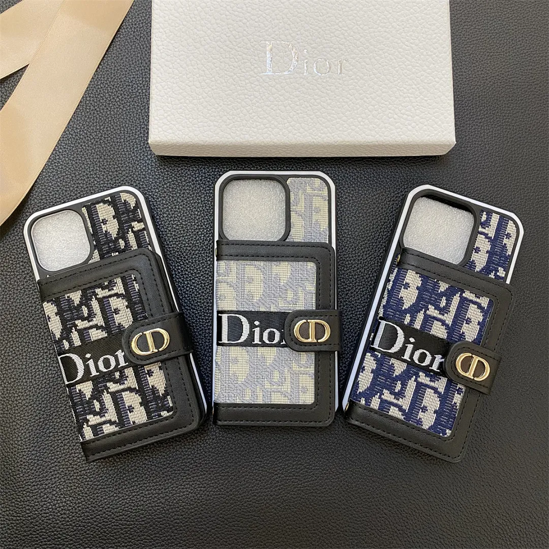 dior迪奥 左右翻卡包双色边壳