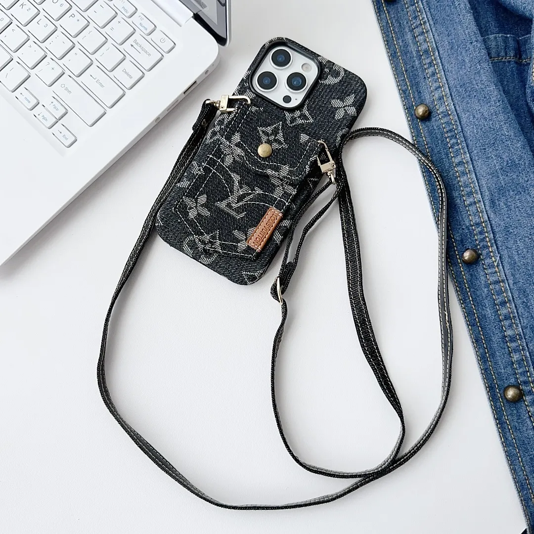 L款牛仔口袋卡包