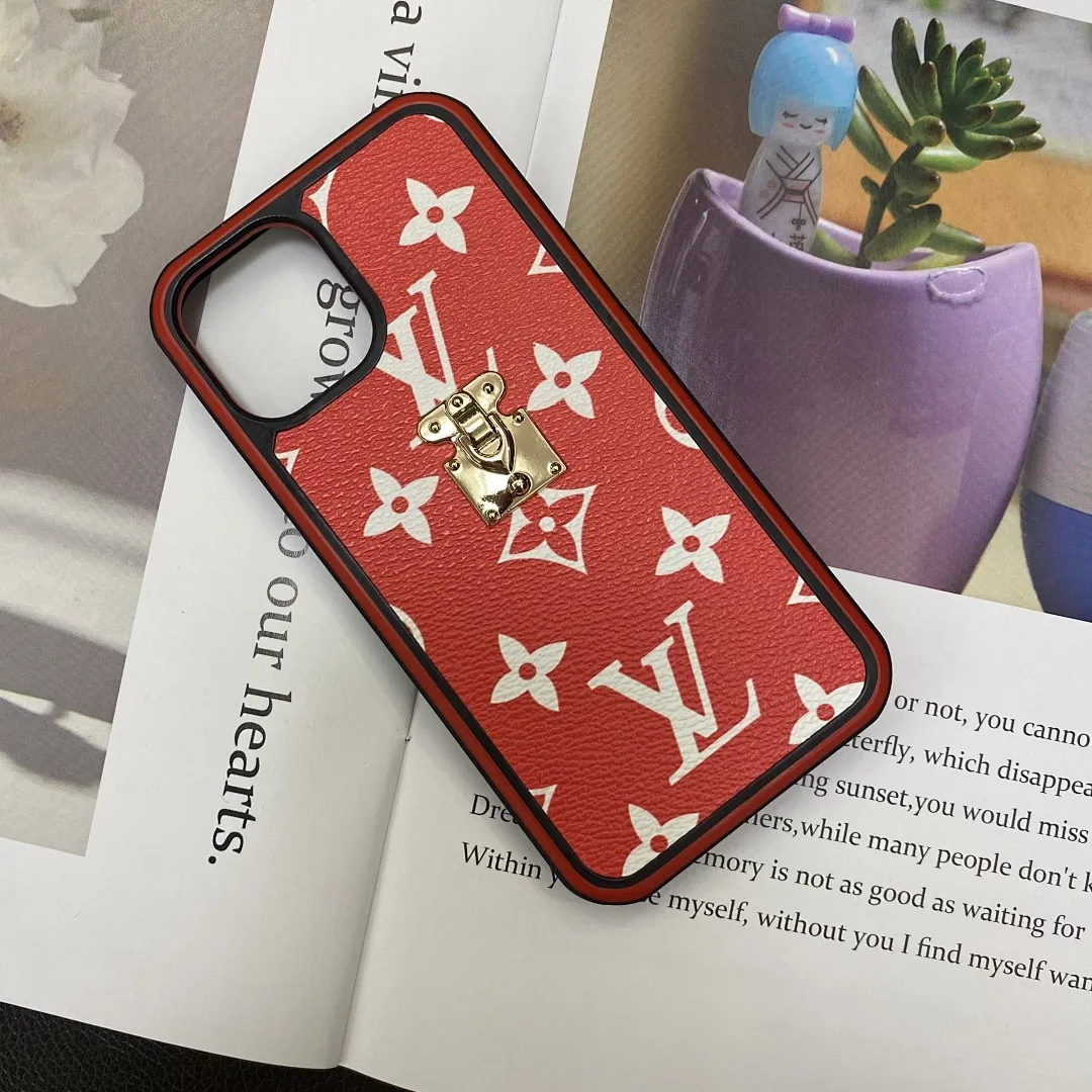 LV经典款锁扣双色边框壳