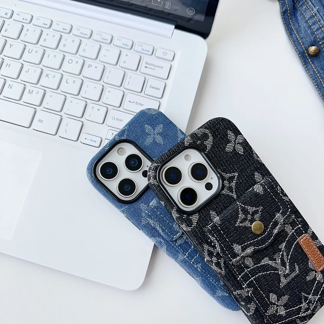 L款牛仔口袋卡包