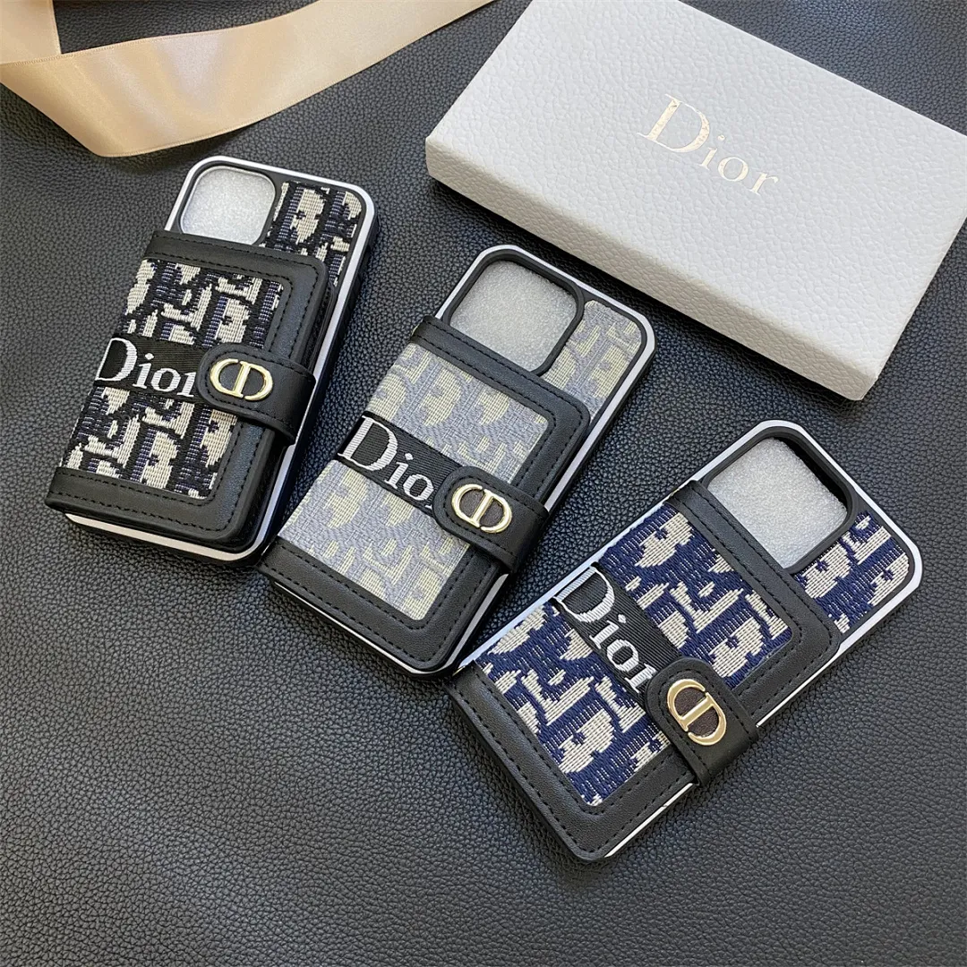 dior迪奥 左右翻卡包双色边壳