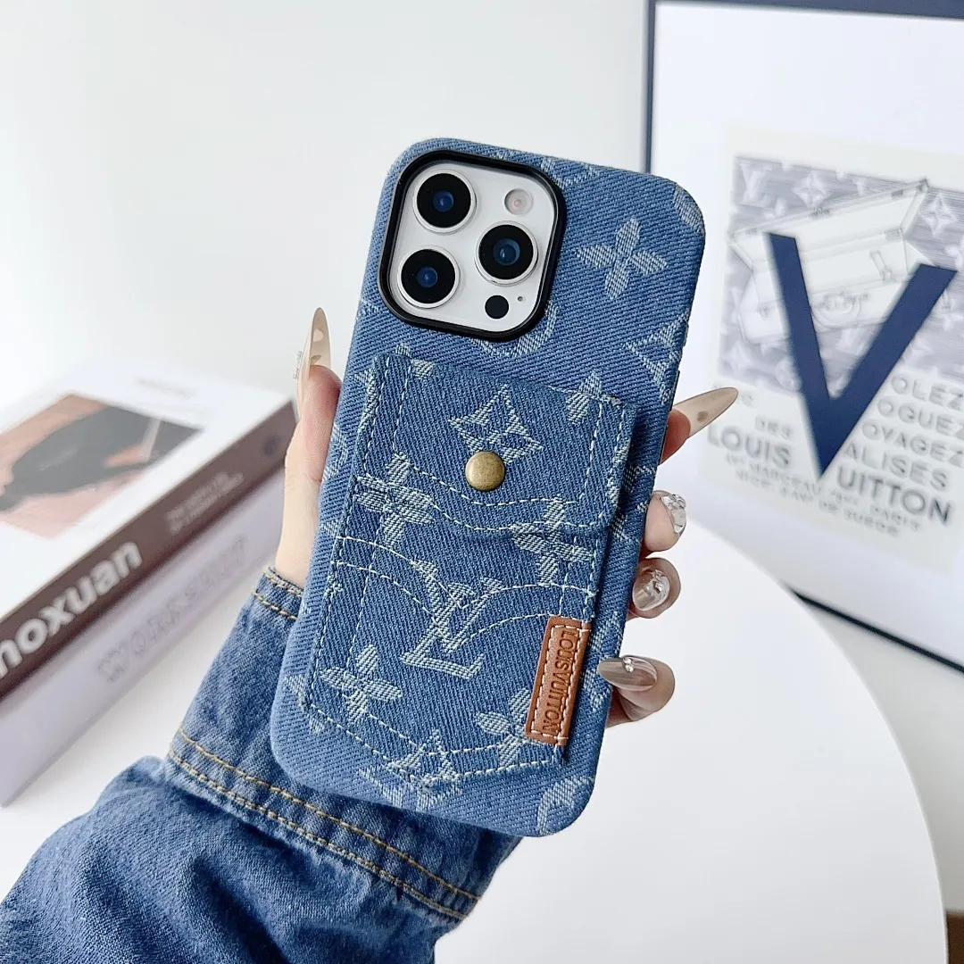 L款牛仔口袋卡包