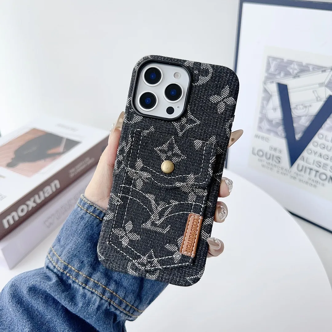 L款牛仔口袋卡包