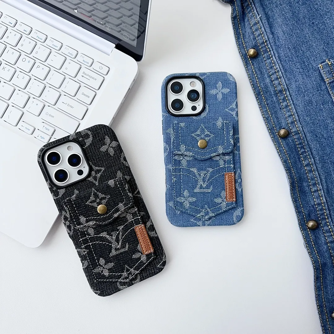 L款牛仔口袋卡包