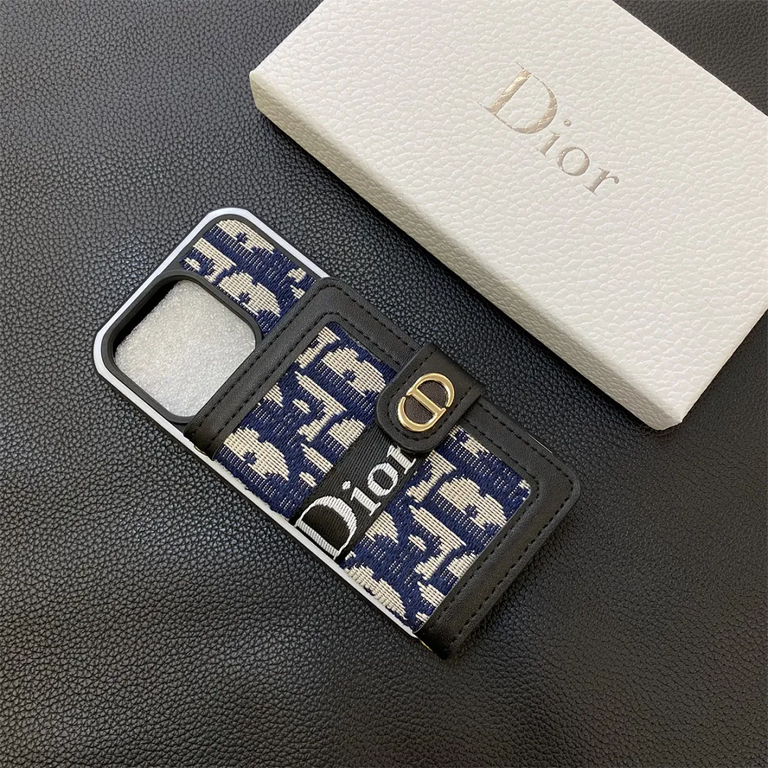 dior迪奥 左右翻卡包双色边壳