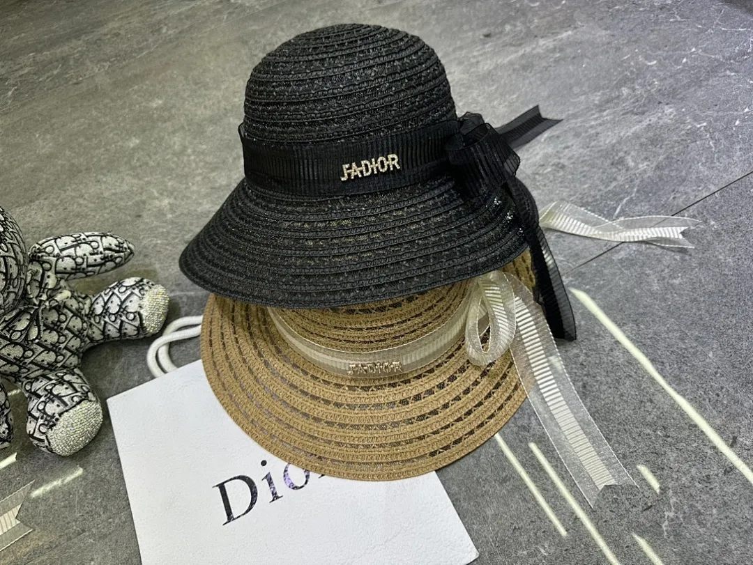 迪奥爆款蝴蝶结🎀爆款新品盆帽👒👒‼️‼️