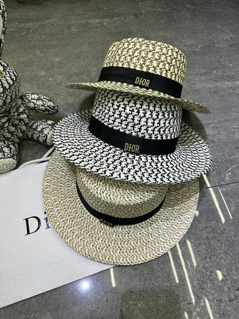 迪奥爆款新品平顶帽👒👒‼️‼️