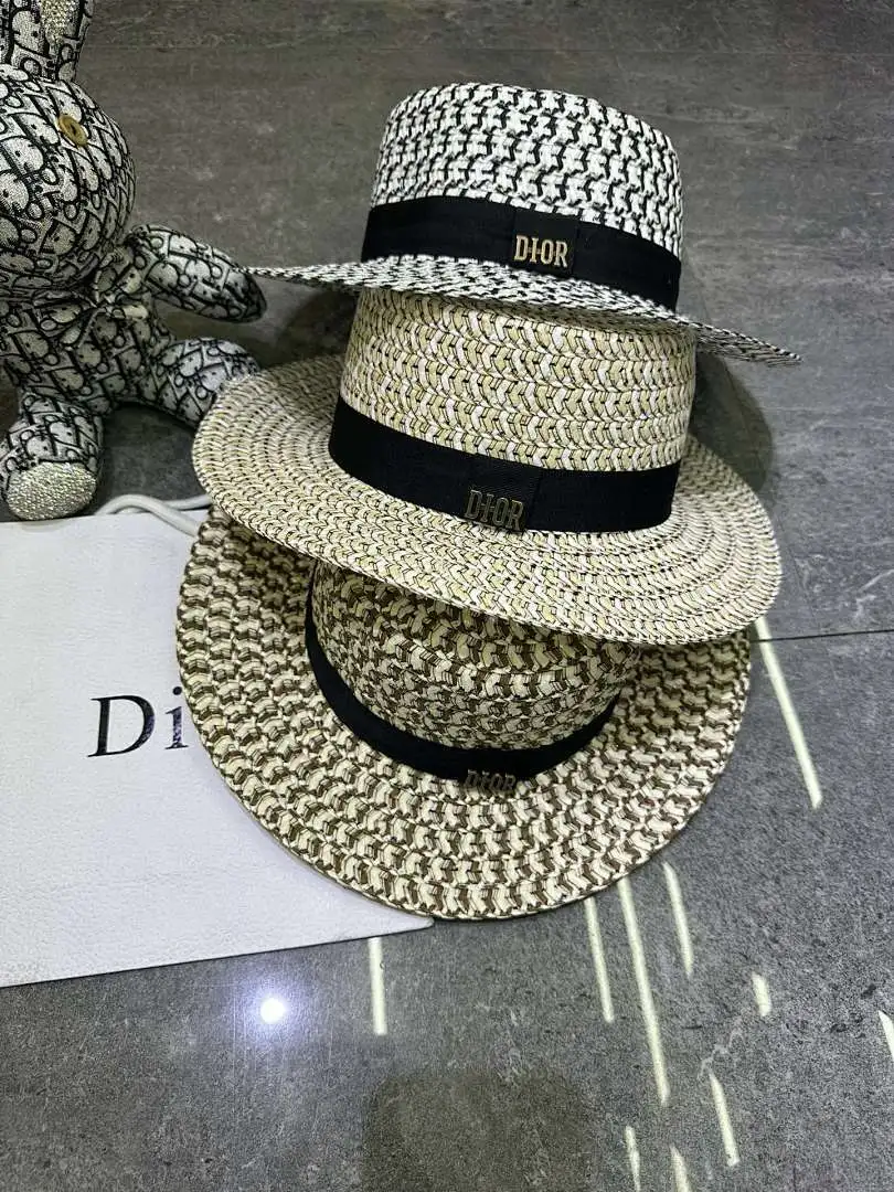 迪奥爆款新品平顶帽👒👒‼️‼️