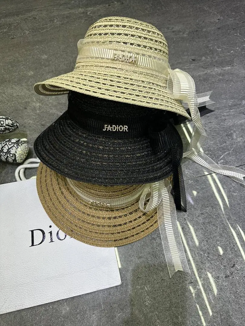 迪奥爆款蝴蝶结🎀爆款新品盆帽👒👒‼️‼️