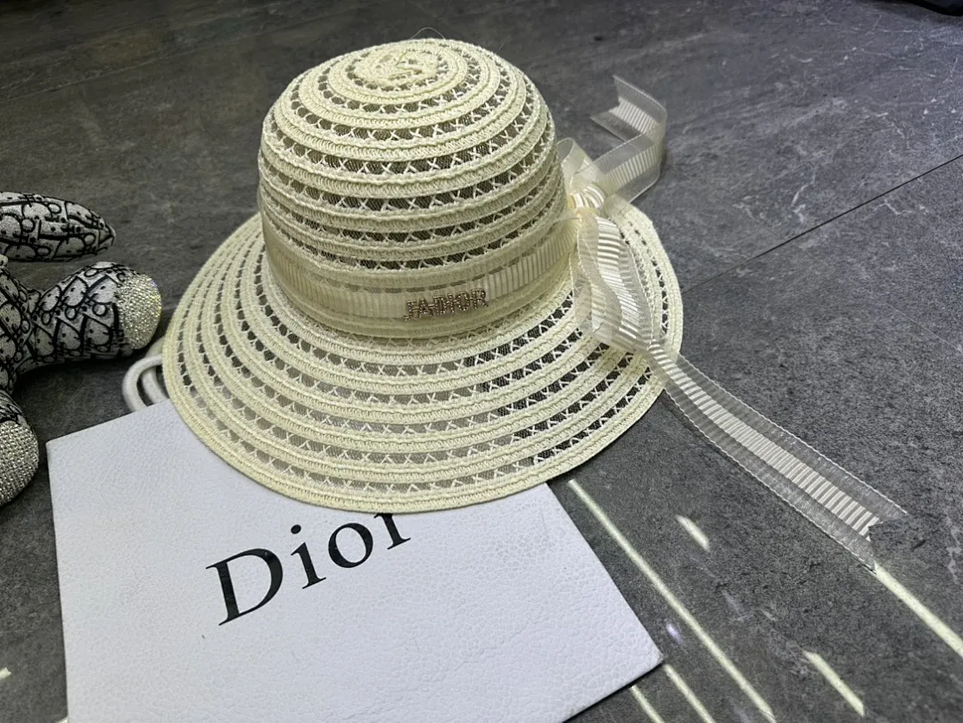 迪奥爆款蝴蝶结🎀爆款新品盆帽👒👒‼️‼️