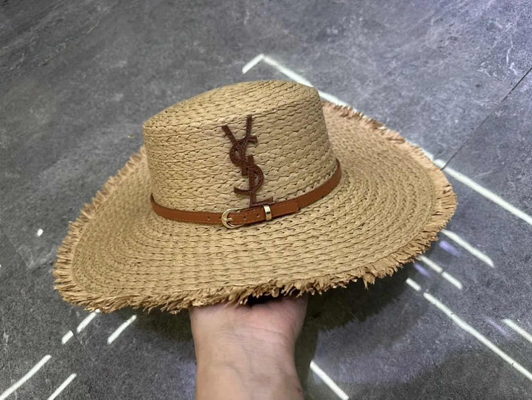 YsL 爆款手工编织平顶帽‼️‼️