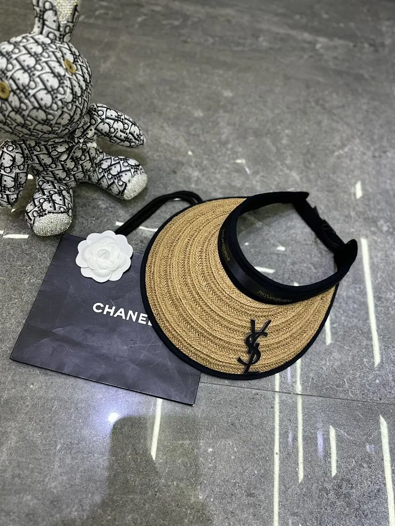 YsL 爆款空顶帽👒👒超大檐黑胶防晒设计.🔥🔥🔥