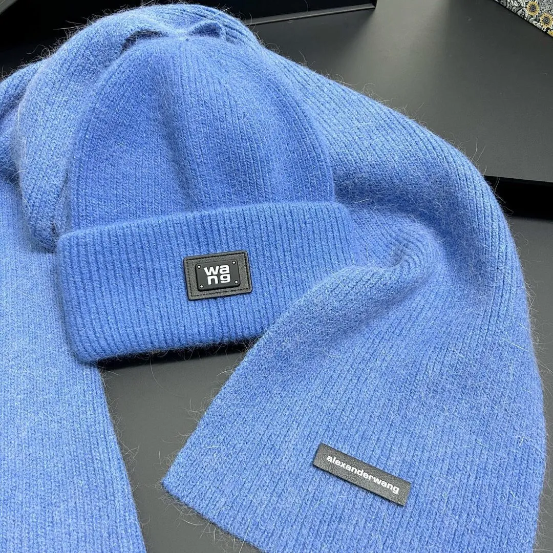 压力山大王 兔毛 冷帽+围巾套装🔥