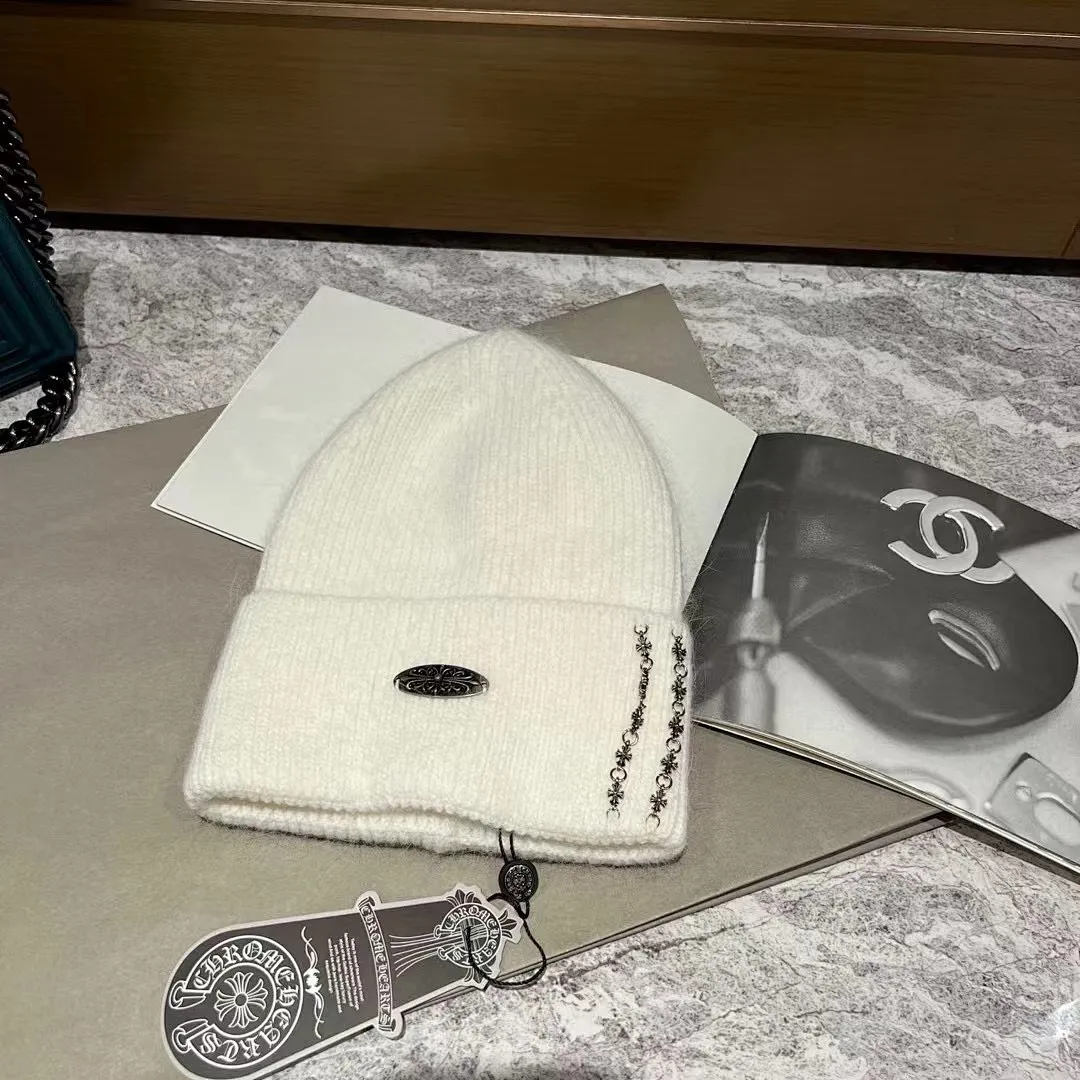 克罗心 兔毛针织帽