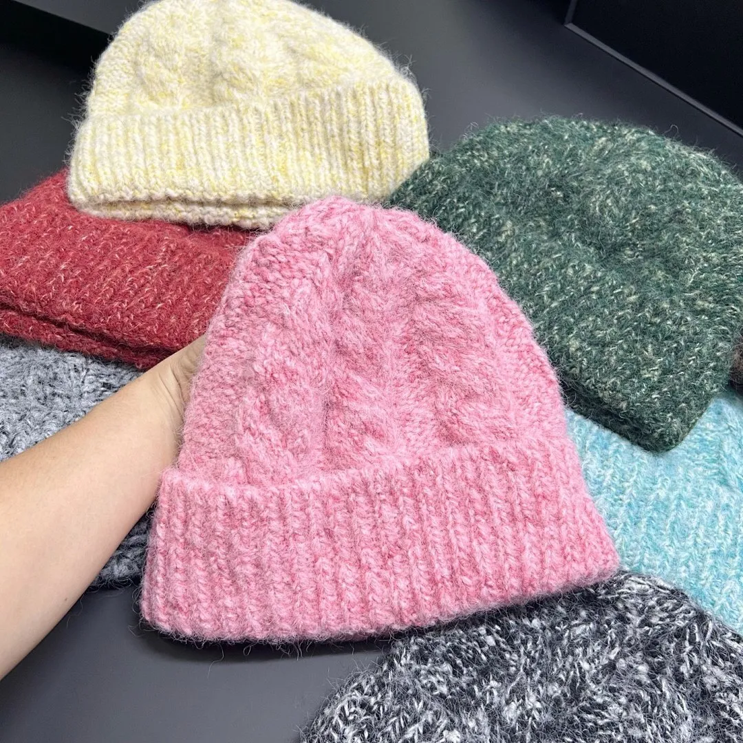 净版 日系麻花毛线帽🔥