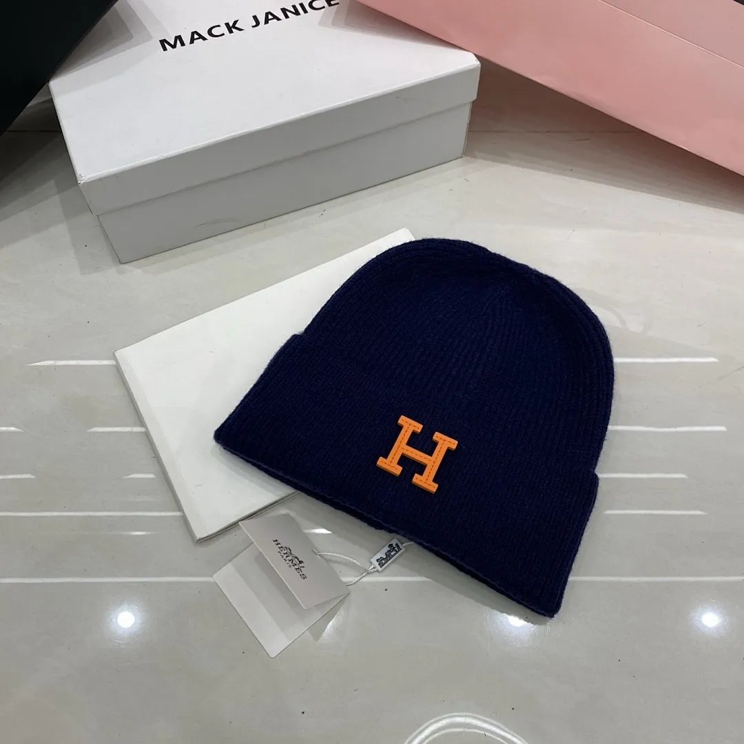 H爱马仕 羊绒针织帽