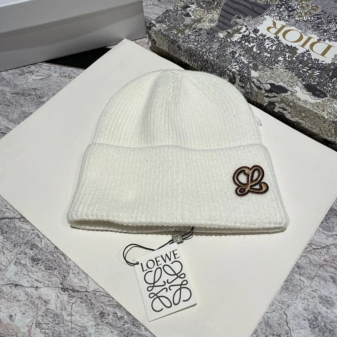 LOEWE 羊绒针织帽