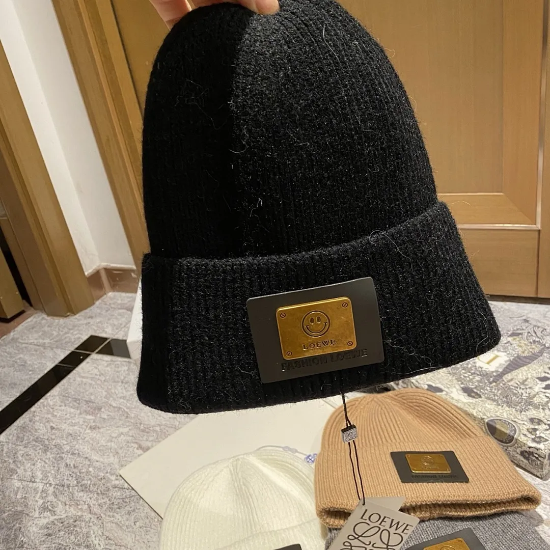 LOEWE 羊绒针织帽