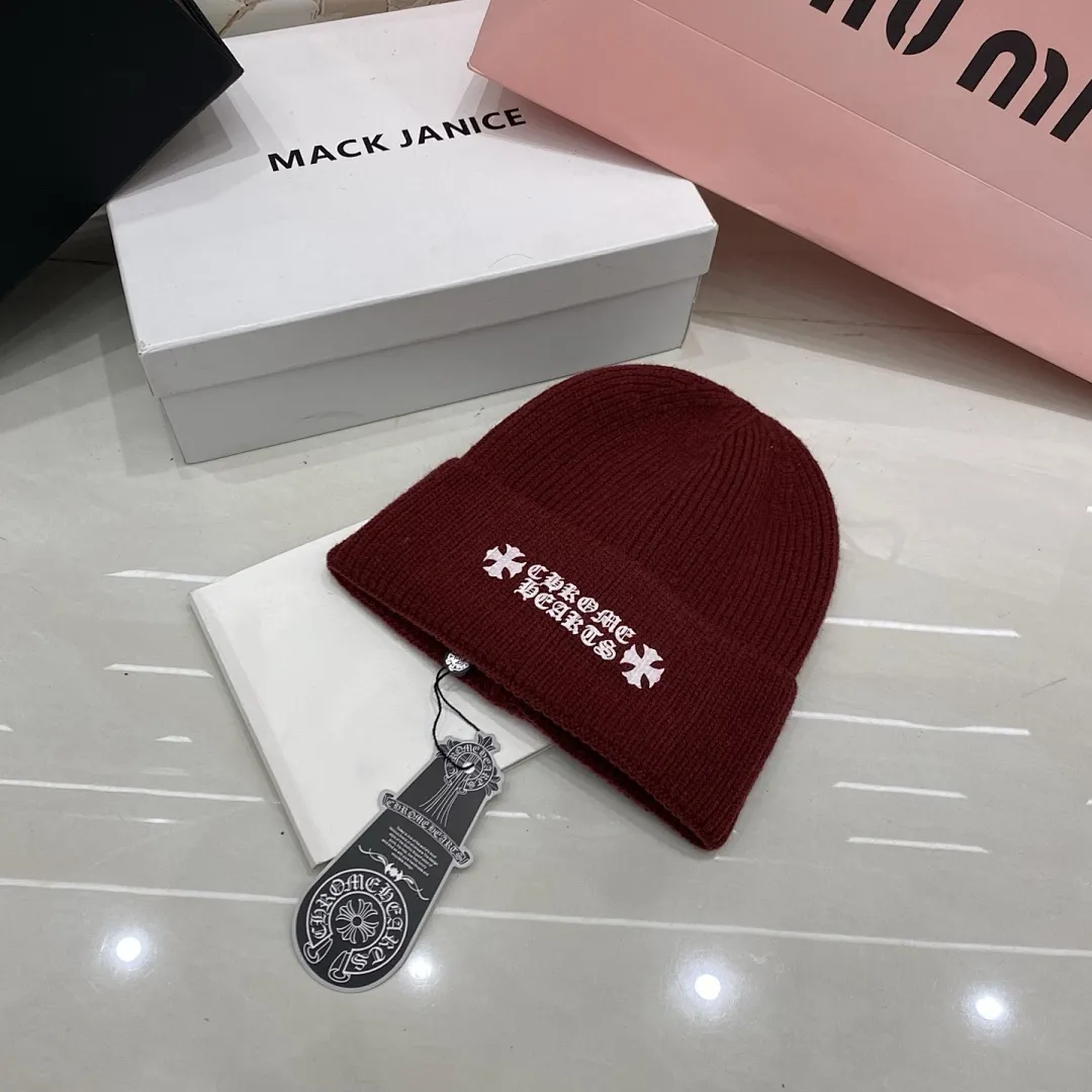 克罗心 羊绒针织帽