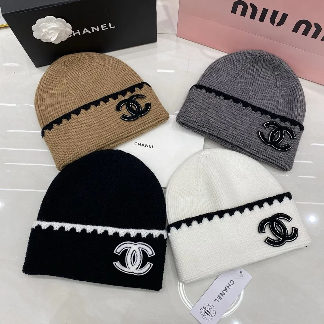 Chanel 羊绒针织帽