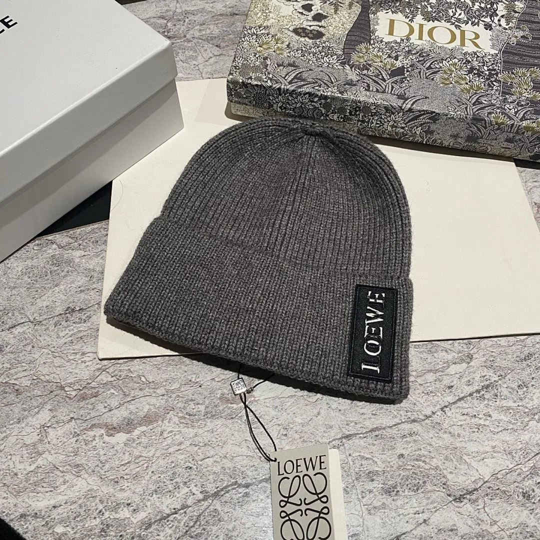 LOEWE 羊绒针织帽