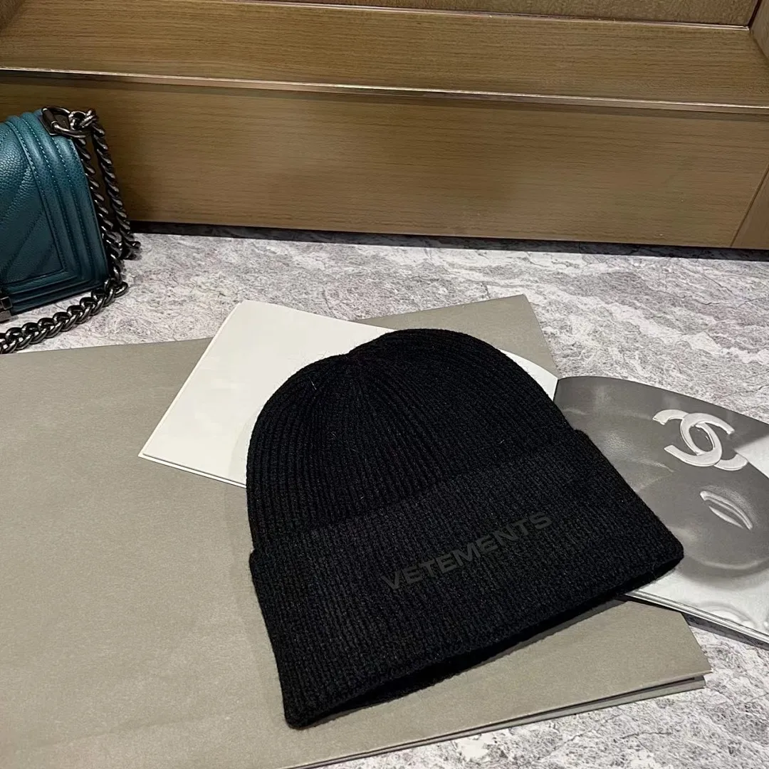 潮牌 羊绒针织帽