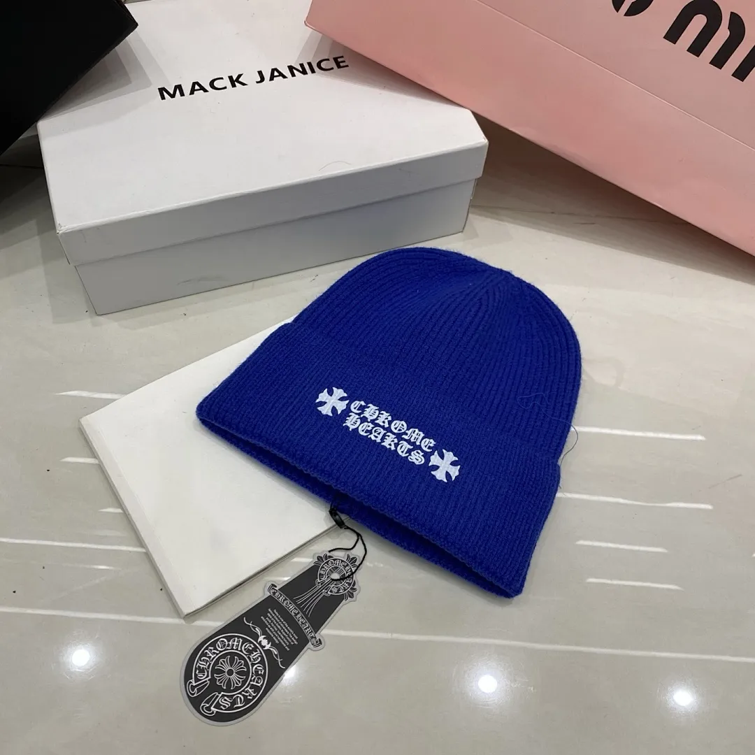 克罗心 羊绒针织帽