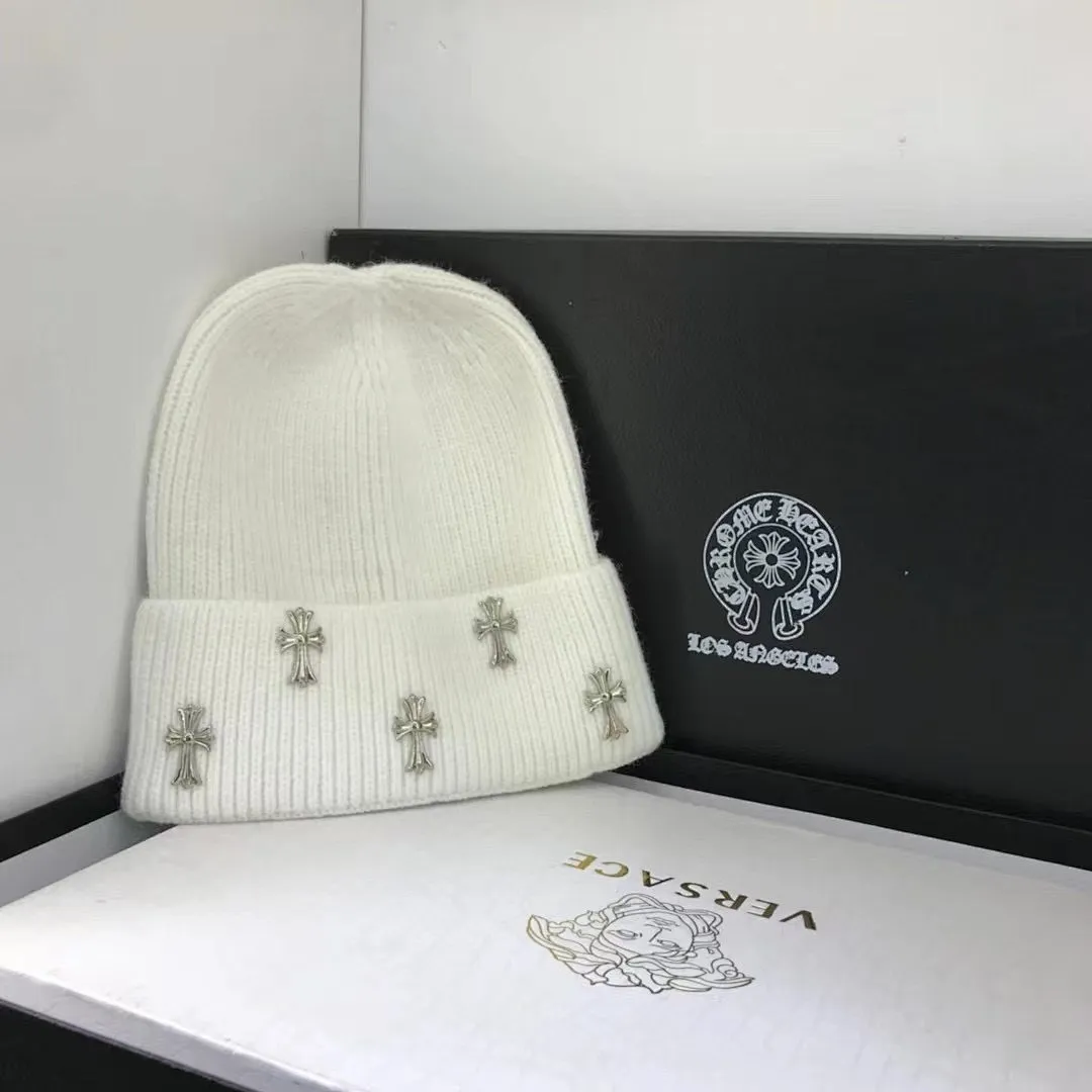 克罗心 羊绒针织帽