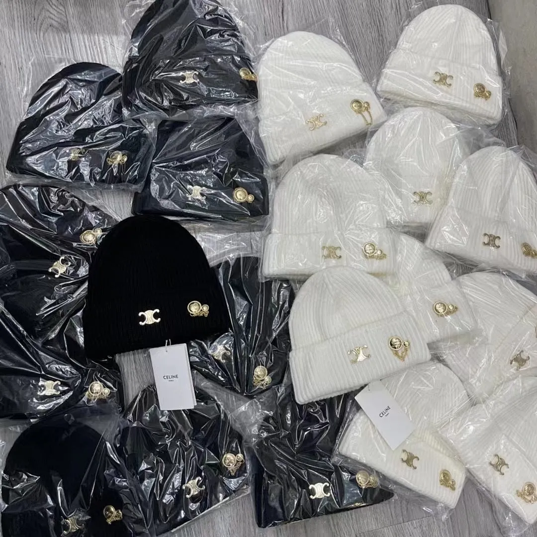 Celine 羊绒针织帽