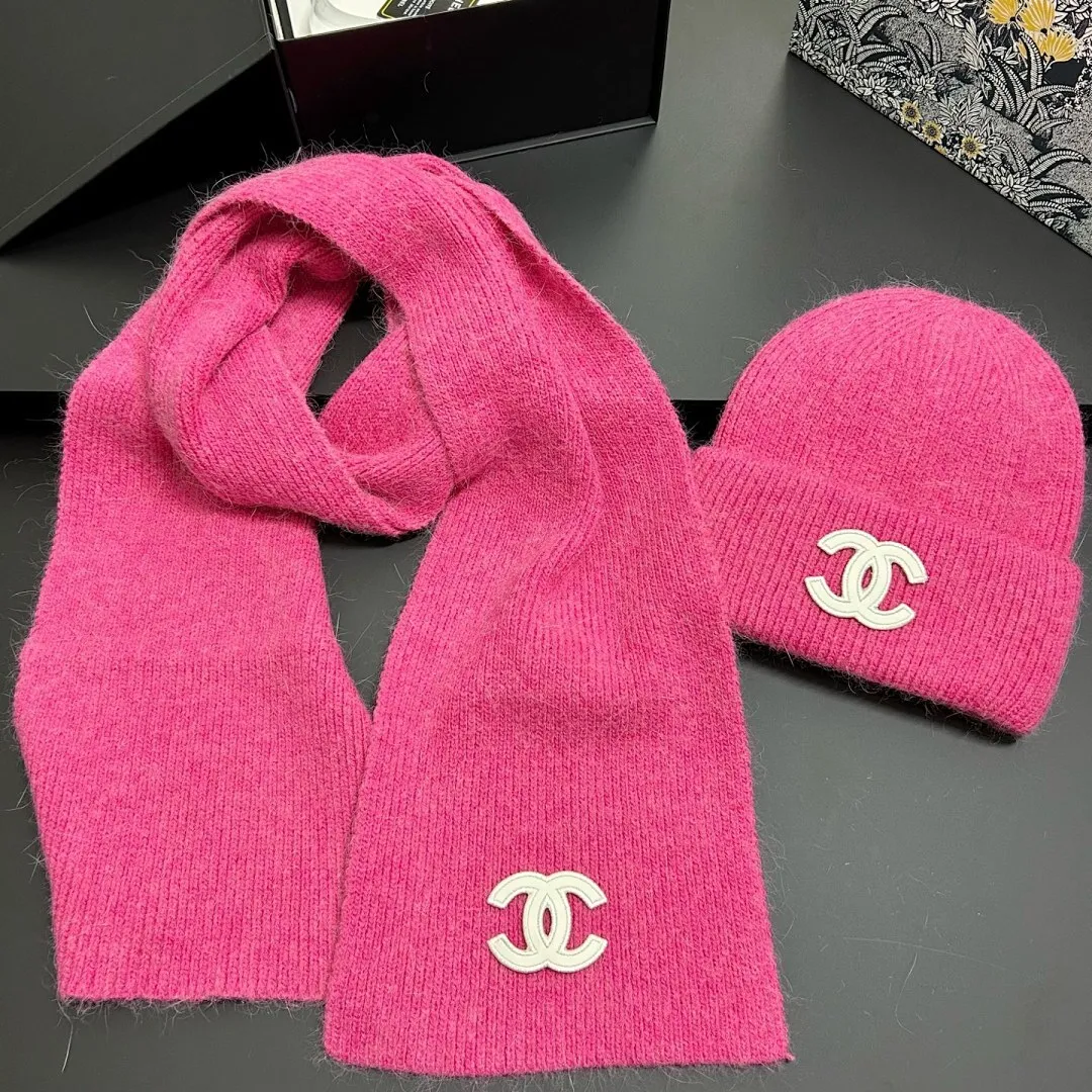 香香风 兔毛 冷帽+围巾套装❤️