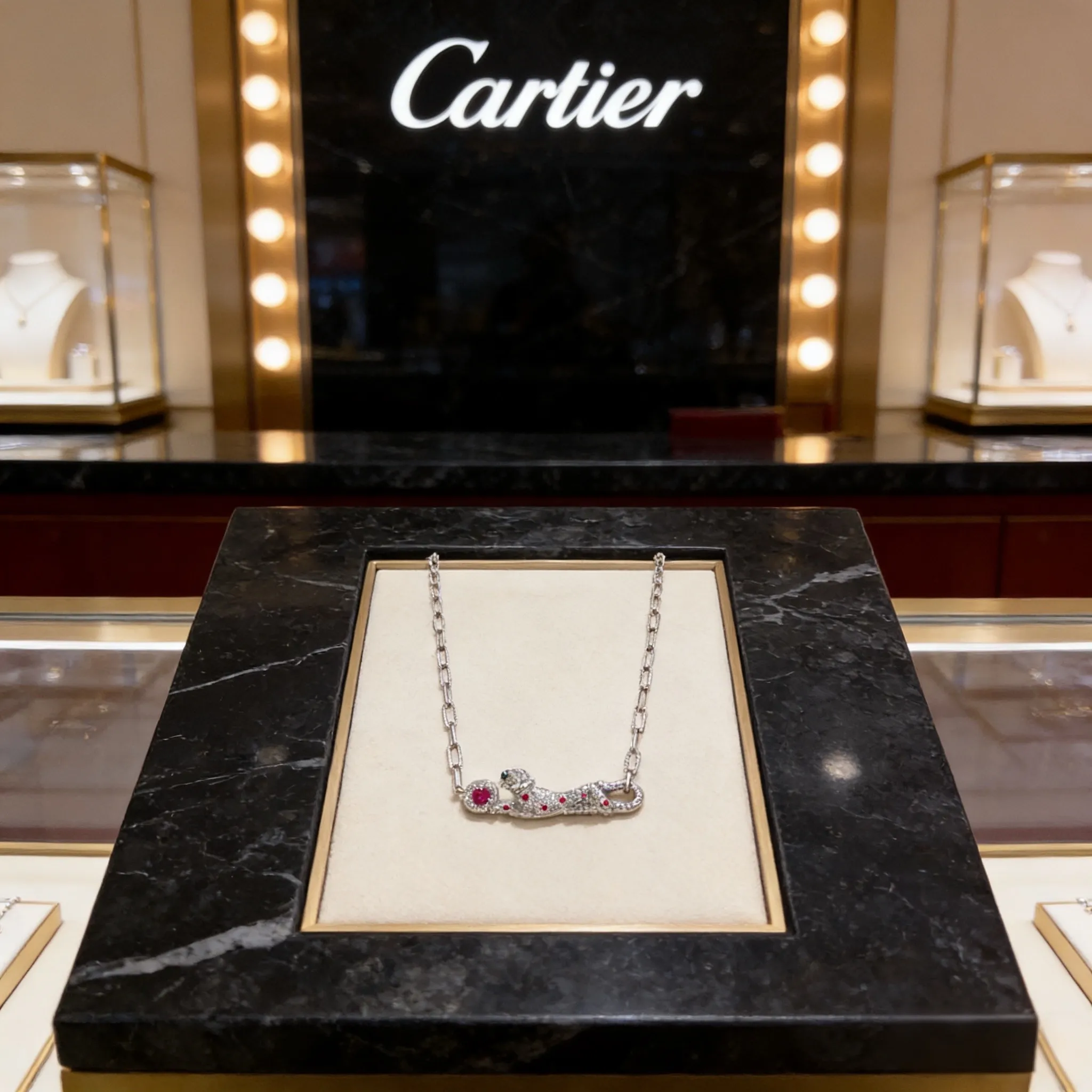 P115卡地亚镶钻猎豹项链 高端定制版本 镶嵌钻工艺 V金材质 经典而时尚风格 用凌厉线条重构爱情美学!打破常规,镶嵌钻设计反而成就高级感天花板——无需浮华堆砌,爱本应纯粹如初 卡地亚受众多明星网红的爱戴 豹子系列手镯 绝对是永恒经典 而且男女不限 年龄不限 !戴上它你就是焦点!