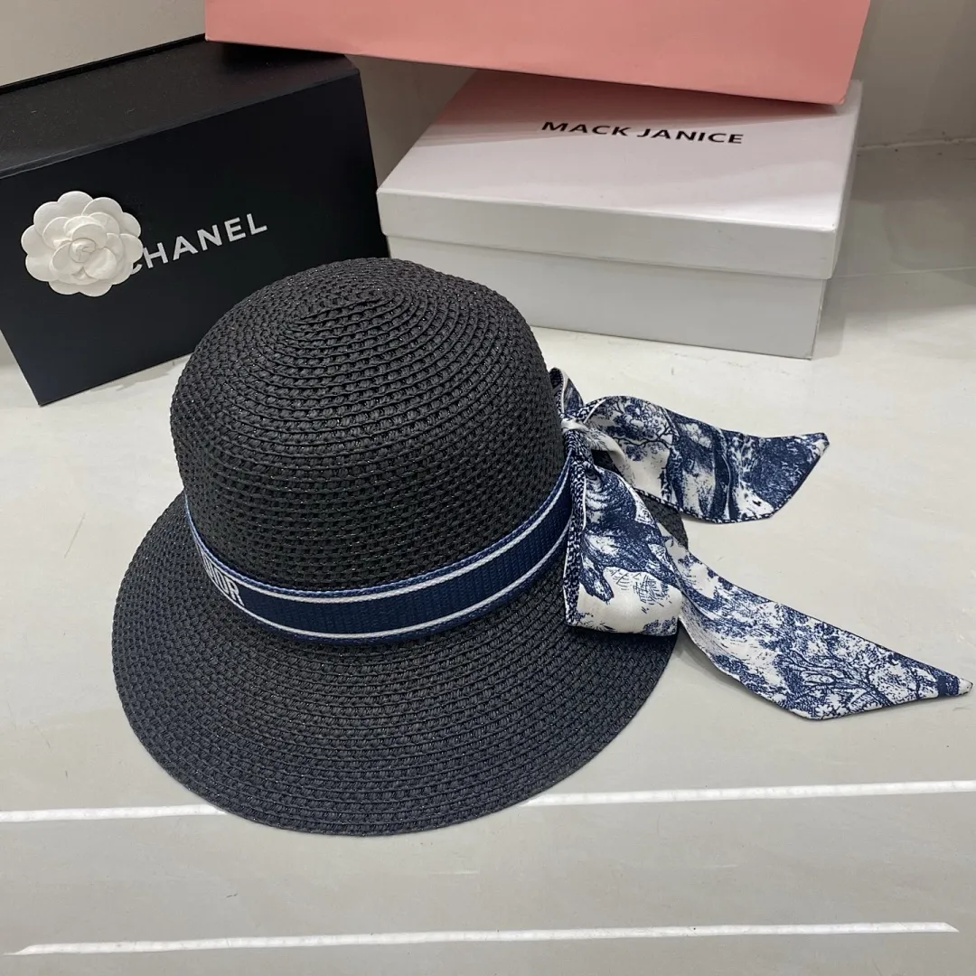 Dior迪奥 丝巾款盆帽