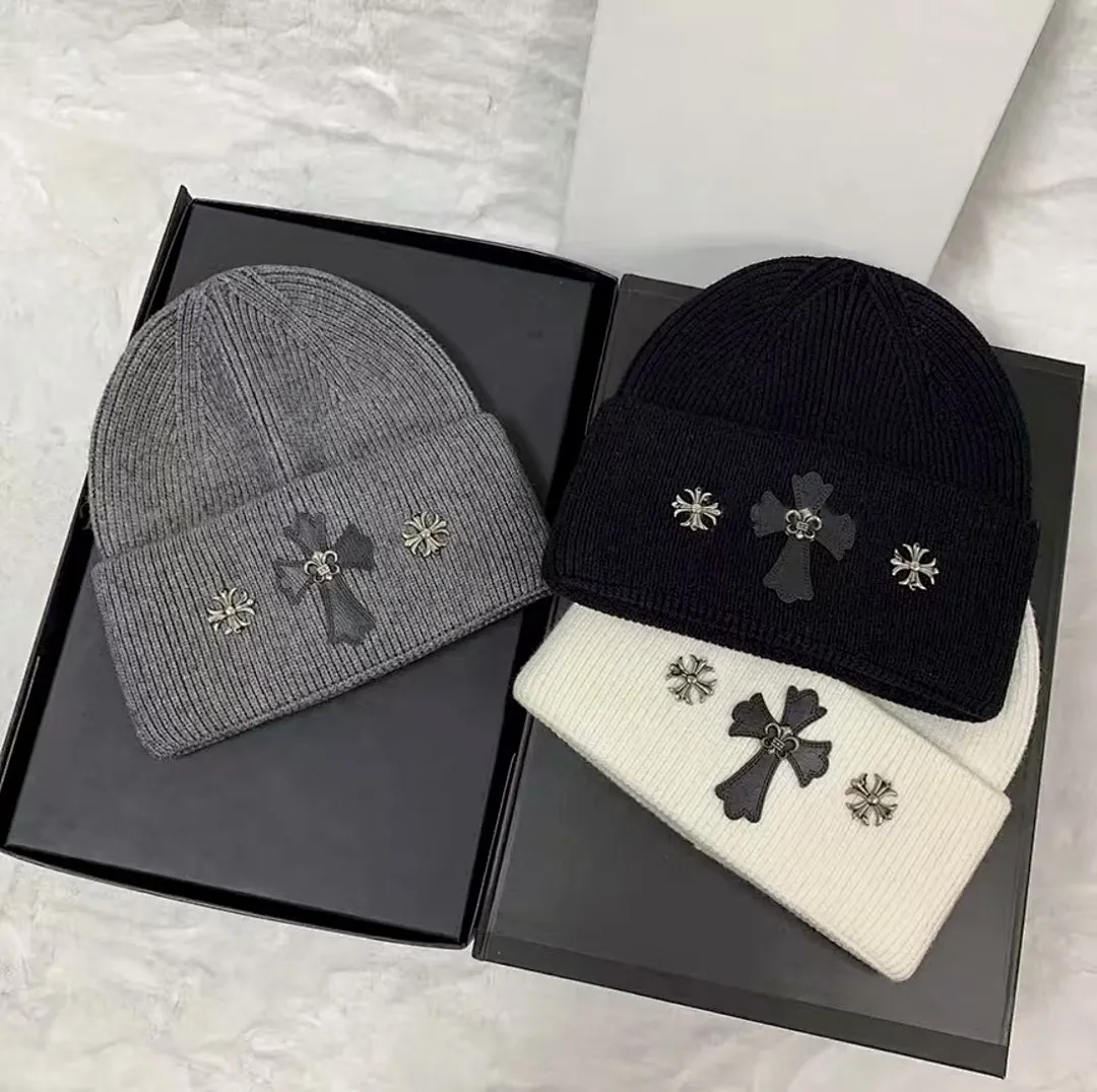 克罗心 羊绒针织帽