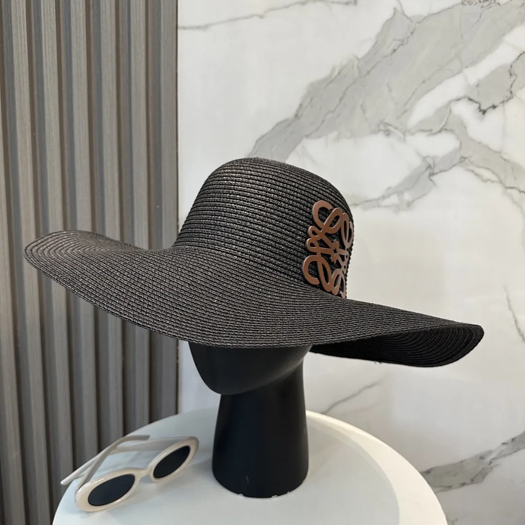 LOEWE罗意威大檐帽,太阳大草帽,细草制作,官方款开模,非市场普通版本,头围57cm