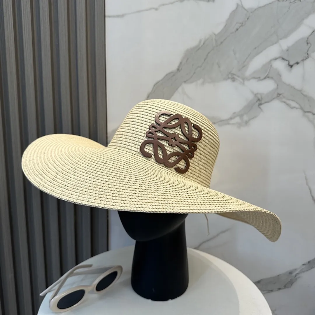 LOEWE罗意威大檐帽,太阳大草帽,细草制作,官方款开模,非市场普通版本,头围57cm
