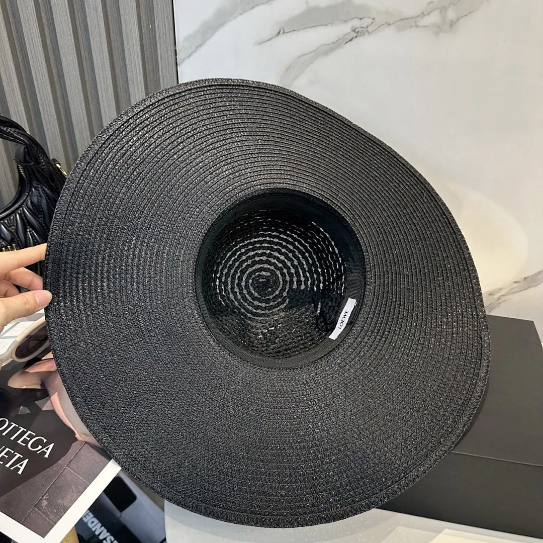 LOEWE罗意威大檐帽，太阳大草帽，细草制作，官方款开模，非市场普通版本,头围57cm