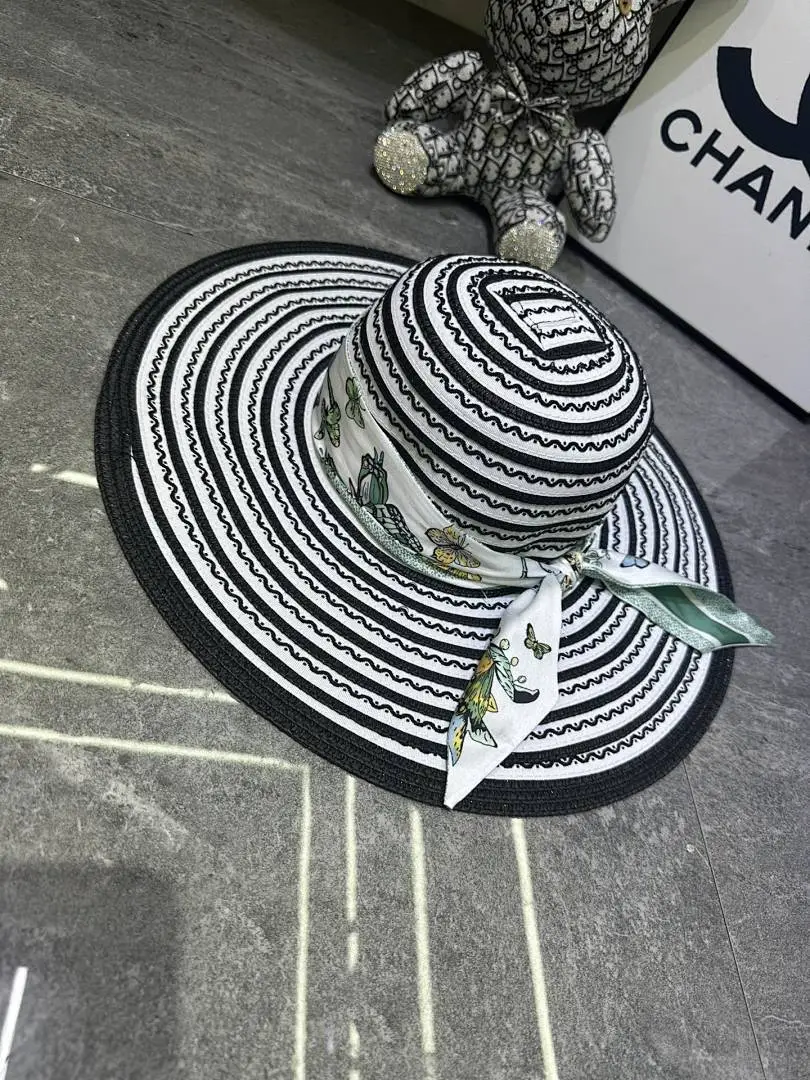 迪奥丝巾爆款大檐帽夏季必备神器单品