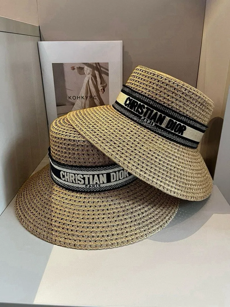 Dior迪奥草帽，镂空礼帽，官方款，一比一定制，