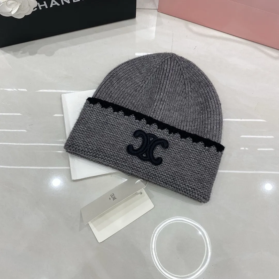 Celine 羊绒针织帽