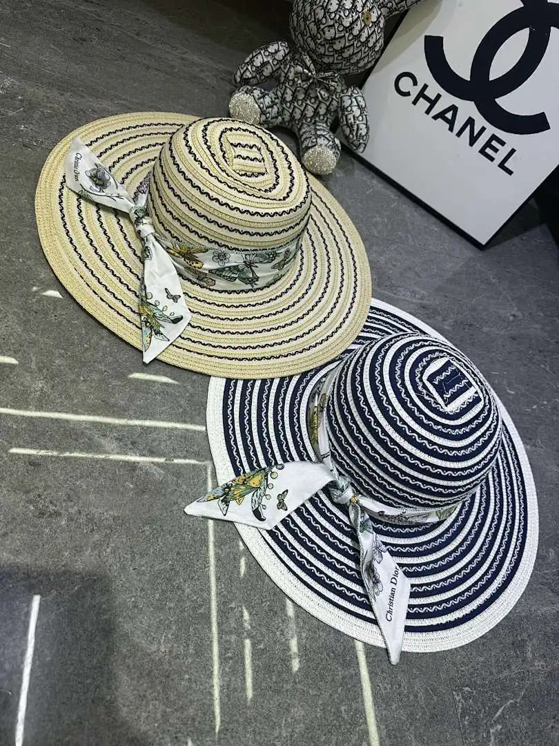 迪奥丝巾爆款大檐帽夏季必备神器单品