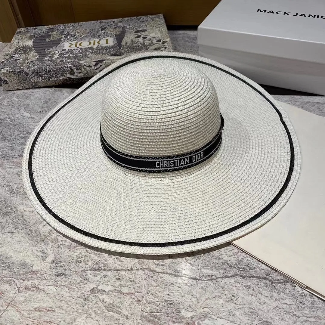 迪奥 大檐草帽