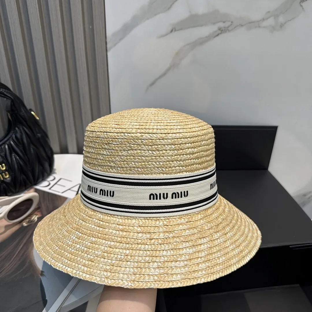miumiu缪缪 新款草帽,高级定制,名媛风,细节待上,夏季防晒防紫外线,出行必备,百搭好看