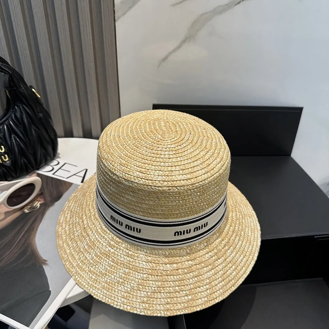 miumiu缪缪 新款草帽,高级定制,名媛风,细节待上,夏季防晒防紫外线,出行必备,百搭好看