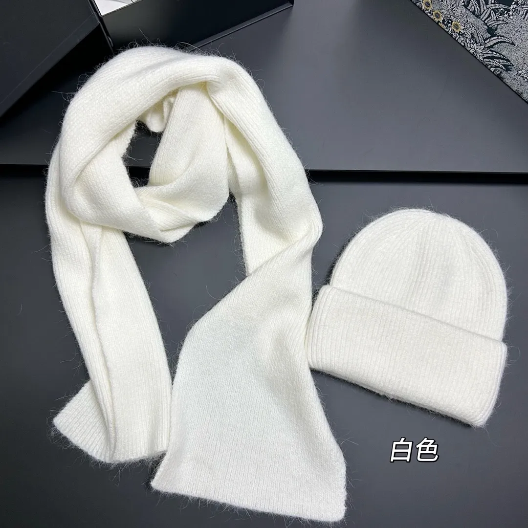 净版 爆单兔毛 毛线帽+围巾套装❤️